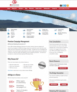 eBridge web design 4